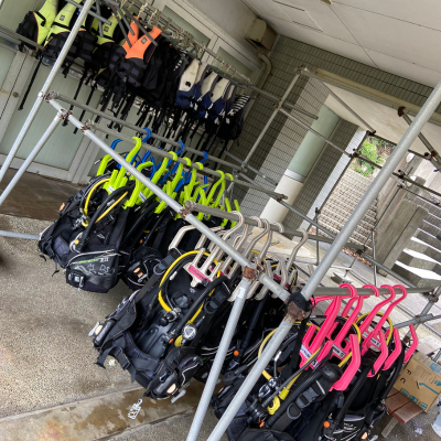 メンテナンスされたレンタル器材