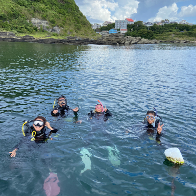 海面でのダイビング風景 - プールから海まで数歩の絶好な立地